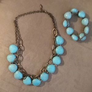 Tourquise necklace and bracelet